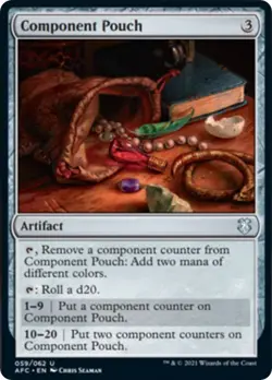 Component Pouch [Commander: Adventures in the Forgotten Realms - 59] NM - Image 1