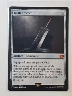 Mtg - Buster Sword - FINAL FANTASY (FIN) - Mythic - #0255 - NM - Image 1