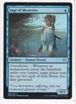 MTG: Theros Beyond Death: Foil: Sage of Mysteries - Image 1