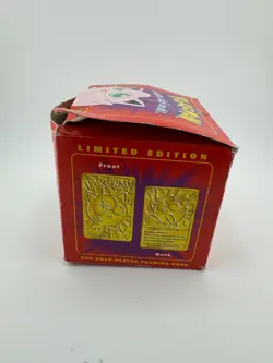 Limited Edition Pokemon 1999 Burger King Jigglypuff Gold Card #39 in Ball Case - Image 3