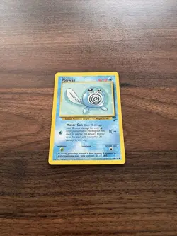 Pokemon TCG Poliwag Base Set 2 88/130 Unlimited Common Card WOTC Played MP - Image 2