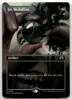 Jet Medallion (Borderless) #346 (NM) Modern Horizons 3 MH3 Magic MTG - Image 1