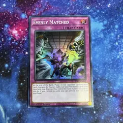 Yu-Gi-Oh! Evenly Matched SDBT-EN038 - Super Rare 1st Edition Near Mint - Image 1