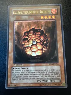 Gaia Soul The Combustible Collective Ultimate Rare 1st Edition RDS-EN028 Yugioh - Image 1