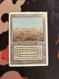 Scrubland Revised Edition Dual Land Magic: The Gathering Lightly Played - Image 1