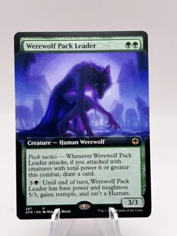 Werewolf Pack Leader 387 Extended Art Adventures Forgotten Realms AFR MTG NM - Image 1