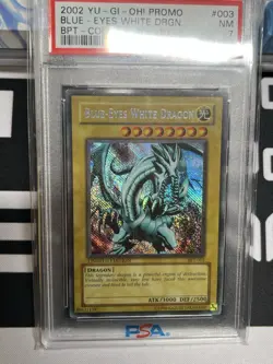 Yu-Gi-Oh TCG Blue-Eyes White Dragon BPT-003 Secret Rare Reverse Holo Misprint - Image 1