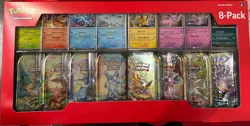 Pokemon TCG Prismatic Evolutions Costco 8 Mini-Tin Bundle w/ Promo Cards SEALED - Image 1