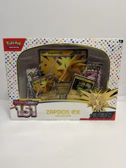 Pokemon TCG Scarlet & Violet 151 Zapdos Ex Collection |BRAND NEW SEALED Pokemon - Image 1