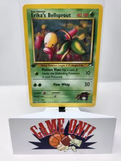 Pokemon Erika's Bellsprout 75/132 1st Edition Gym Heroes Common - Image 1