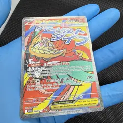 Mega Hawlucha EX ASC 268/217 Secret Rare Full Art Holo NM!! - Image 3