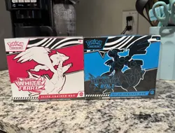 Pokemon Black Bolt and White Flare Elite Trainer Box ETB Set of 2 FACTORY SEALED - Image 1