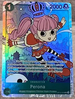 Perona OP12-034 SR Foil Legacy of the Master One Piece CCG English NM/M - Image 1