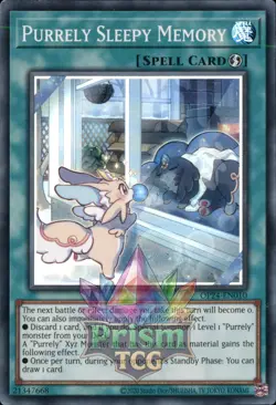 Purrely Sleepy Memory super rare OP24-EN010 Yugioh - Image 1