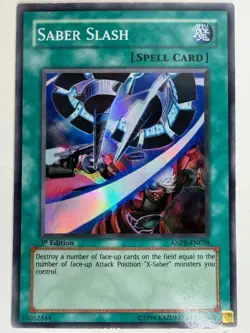 Saber Slash - ANPR-EN058 - Super Rare - 1st Edition - Image 1