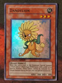 Yugioh Dandylion ABPF-ENSE1 Super Rare Limited Edition NM - Image 1