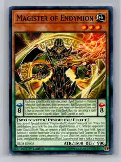 Magister of Endymion SR08-EN003 Structure Deck: Order of the Spellcasters YuGiOh - Image 1