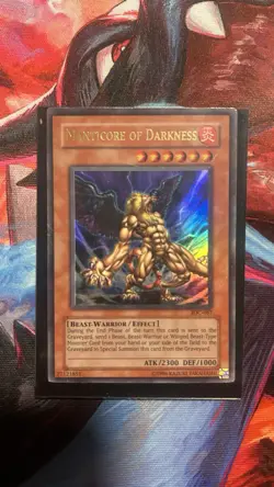 Yu-Gi-Oh! Manticore of Darkness IOC-067 Invasion of Chaos Beast-Warrior Holo - Image 1