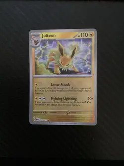 Jolteon 029/131 Prismatic Evolutions Poke Ball Pattern Pokemon TCG Card NM - Image 1