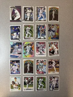 SHOHEI OHTANI Lot Of 20 Cards: Inserts, Topps, Bowman, Heritage. Dodgers Angels - Image 1