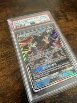 Greninja GX PSA 10 2019 Pokemon Black Star Promo SM197 Full Art Holo EN - Image 3