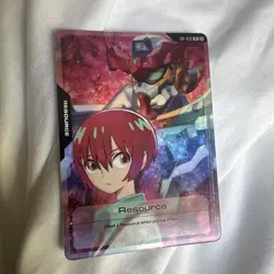 Resource Machu & G Gundam Card Game english RP-010 Promo - Image 1