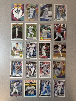 SHOHEI OHTANI Lot Of 20 Cards: Inserts, Topps, Bowman, Heritage. Dodgers Angels - Image 1