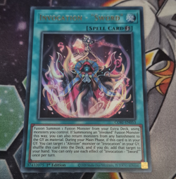 Konami Yu-Gi-Oh! TCG Invocation - "Sword" COTI-EN053 Spell Card 1st Ed EN - Image 1