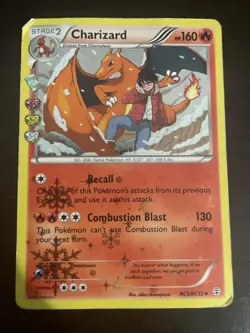 Charizard RC5/RC32 Holo LP Pokemon TCG Card Radiant Collection Generations - Image 1