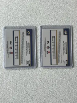 Topps 2023 Chrome Matthew Stafford Rams #169 X-Fractor 2-Card Lot - Image 2