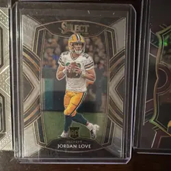 Panini 2020 Jordan Love Rookie 6-Card Lot Prizm Black/Select/Chronicles - Image 3
