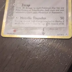 Pokemon Raichu 15/110 Holon Phantoms Delta Species Holo Rare English 70HP - Image 2