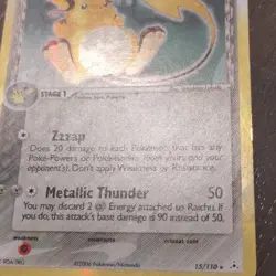 Pokemon Raichu 15/110 Holon Phantoms Delta Species Holo Rare English 70HP - Image 3