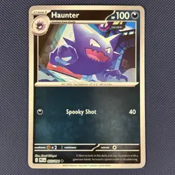 Haunter 055/094 - Phantasmal Flames - Uncommon Reverse Holo Pokemon Card - NM - Image 1