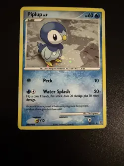 Piplup 93/130 (Cosmos Holo) Miscellaneous Cards & Products With Swirl HP/DMG - Image 1