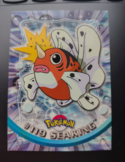 Topps TV Animation Edition Seaking #119 English Pokemon Card 1999 - Image 1