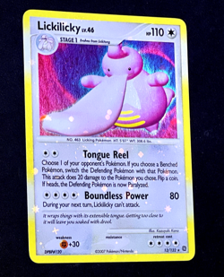 2007 Pokemon LICKILICKY Secret Wonders Set HOLO BLEED Error Card 12/132 SWIRL NM - Image 1