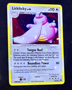 2007 Pokemon LICKILICKY Secret Wonders Set HOLO BLEED Error Card 12/132 SWIRL NM - Image 4