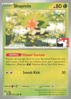 SHAYMIN 010/182 UNCOMMON PRIZE PACK SERIES CARDS POKEMON NEAR MINT - Image 1