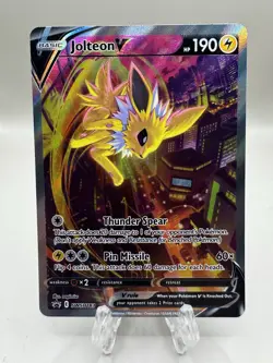Jolteon V SWSH183 SWSH: Sword & Shield Promo Cards Holo - Image 1