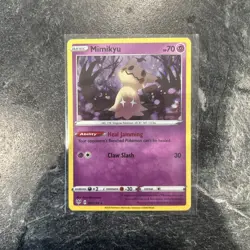 Mimikyu 081/189 Cosmos Holo Rare - Darkness Ablaze - NM/M Pokemon Card TCG - Image 1