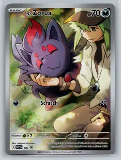 N's Zorua Holo Promo SV: Scarlet & Violet Promo Cards 189 NM - Image 1