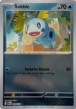 SOBBLE - REVERSE HOLO - MEGA EVOLUTION - POKEMON CARD - 039/132 - Image 1