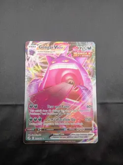 Gengar VMAX 157/264 Swsh08: Fusion Strike Holo Pokemon Card Near Mint NM - Image 1