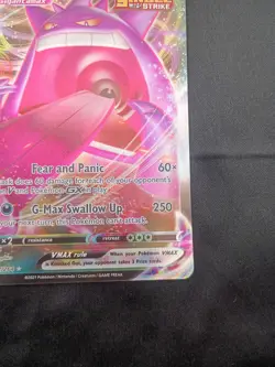 Gengar VMAX 157/264 Swsh08: Fusion Strike Holo Pokemon Card Near Mint NM - Image 4