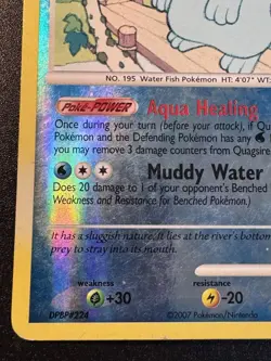 Quagsire 60/132 D&P Secret Wonders Pokemon Card Reverse Holo Foil Rare HP - Image 5
