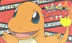 1999 Pokemon Snap Blockbuster Video Warner Bros Video Chip Card Charmander - Image 1