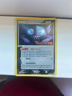 Pokemon card 2005 Sableye stamped Ex Deoxys reverse holo 23/107 - Image 1
