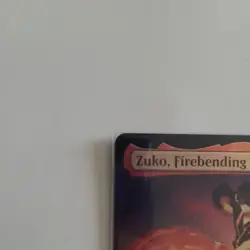Zuko, Firebending Master MTG 0200 Foil Extended Art - TLE NM never played - Image 2