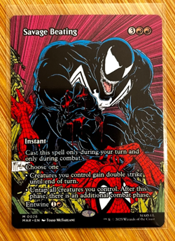 MTG – Spider-man – MAR – Savage Beating – Mythic 0026 - Image 1